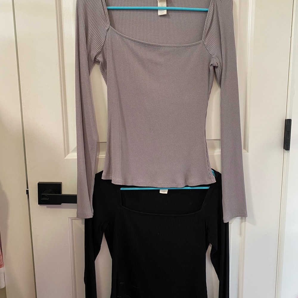 H&M Ribbed Tops (Set of 2)